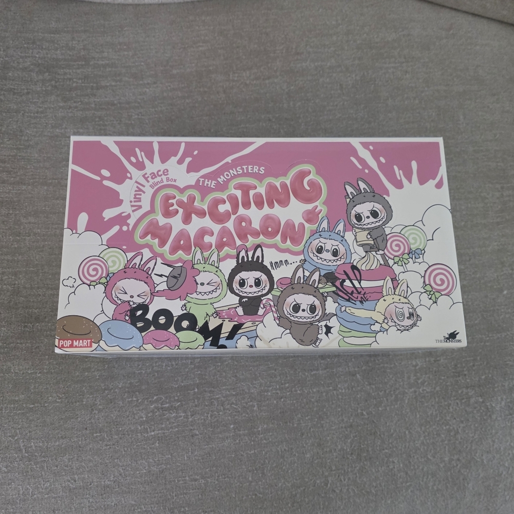 🩷🩵Authentic Pop Mart, The Monsters Exciting Macaron Full Sealed Set of 6 - Picture 8 of 11